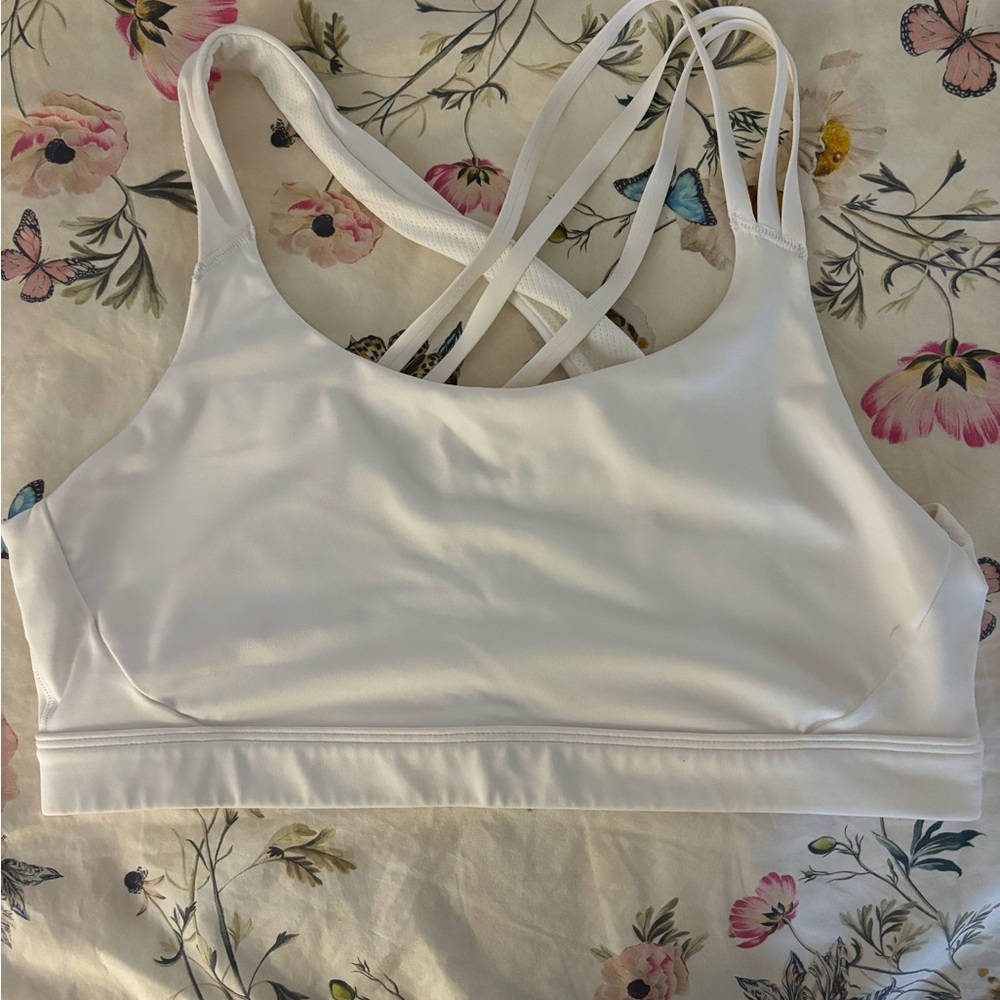 ATHLETA Train Free White XL Bra